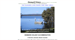 Desktop Screenshot of denmarkwaters.com.au